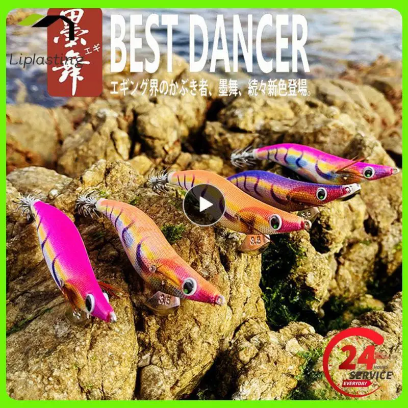 

Factory Direct Sales Squid Bait Bionic Design 3d Eye Fishing Supplies Hard Artificial Bait Fake Bait With Tote Bag Fish Bait