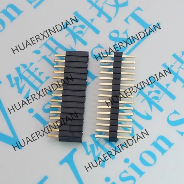 

10PCS/LOT A Set of 1. 27mm Spacing Pin Header Female Header 1 * 15p 1x15pin Direct Plug Gold-Plated Pin Socket Dip