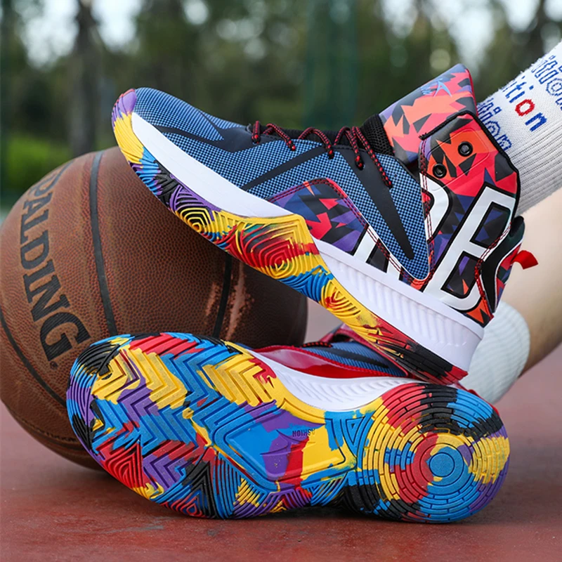 2022 Basketball Sneakers Men Breathable Mesh Soft Comfortable Running Sport Shoes Lightweight Unisex Athletic Women Couple Shoes