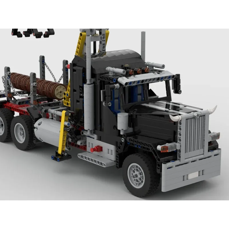 99397 Строительный блок MOC- 154900 389 бревенчатый грузовик пиломатериалы голова