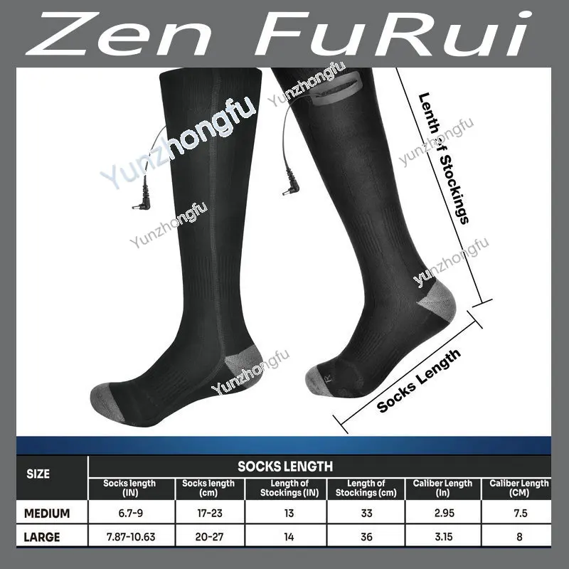 

Лидер продаж, носки с подогревом, зимние мужские и женские носки с электроподогревом, теплые носки с USB-зарядкой