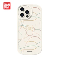 new bandai disney cute mickey and minnie phone case for iphone 11 12 13 pro max x xr xs max 7 8 plus mickey mouse silicone case