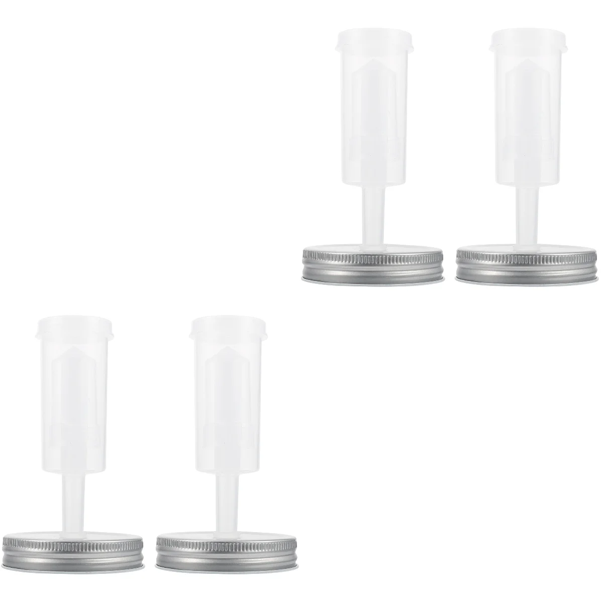 

2 Sets 4pcs Fermentation Lids Mason Tank Fermenting Tools (Assorted Color)