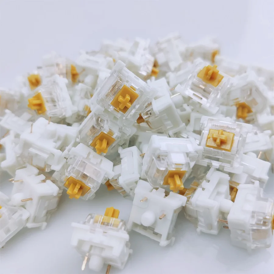 Механические переключатели клавиатуры Outemu линейные тактильные бесшумные RGB LED SMD