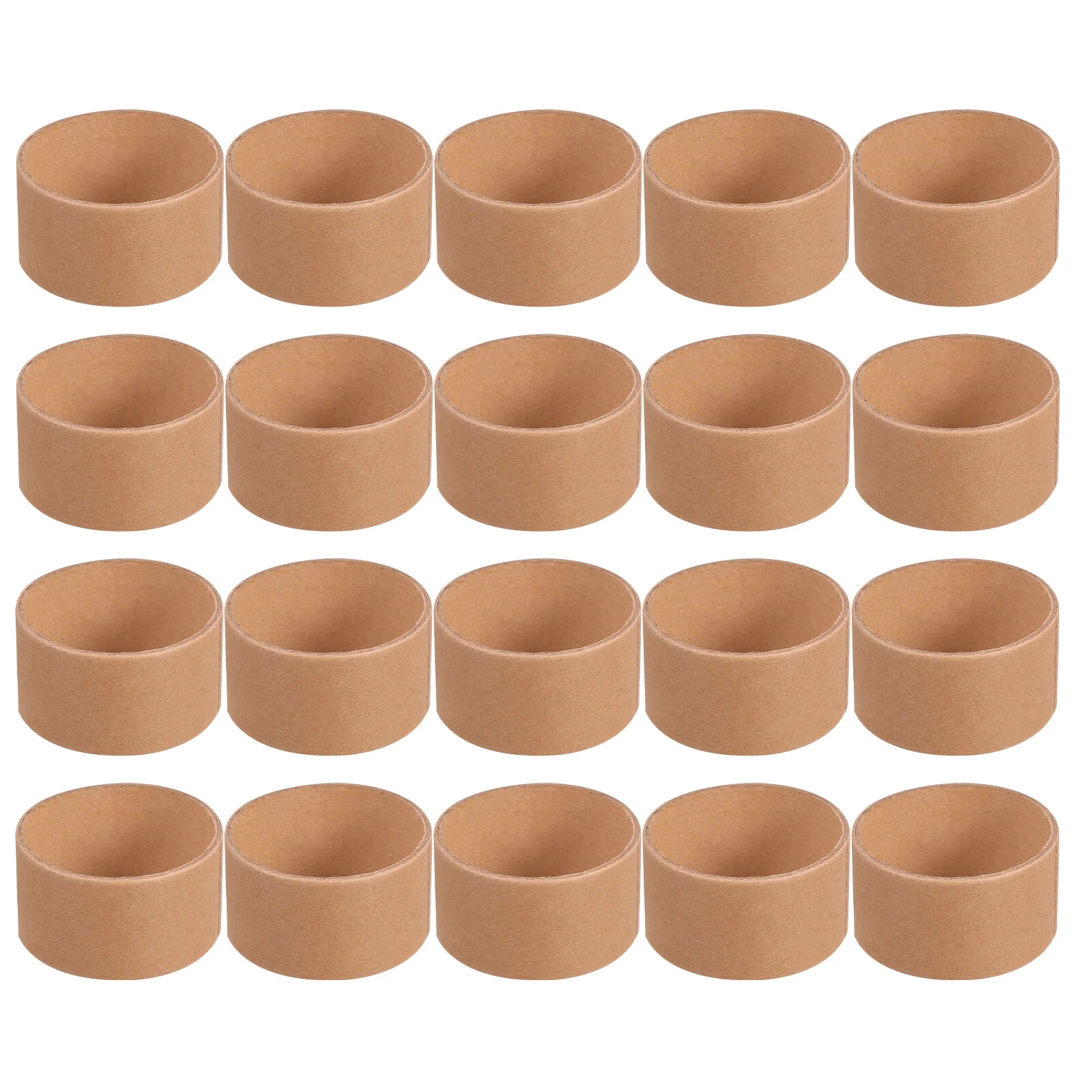

20pcs Kraft Paper Craft Tube Open- Ended DIY Round Paperboard Tubes Cardboard Rolls Painting for Crafts Project Accessories (