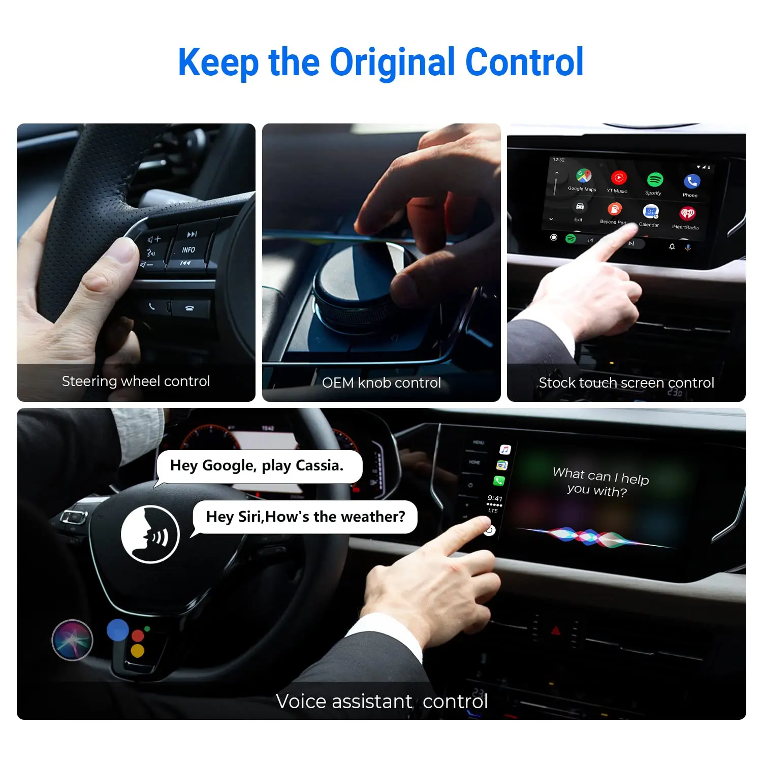 OTTOCAST U2X PRO Проводной к беспроводному адаптеру Android Auto CarPlay 2 в 1 USB Bluetooth Wi-Fi Автомобильные аксессуары Автомобильный гаджет Smart Box (art.: 3920cb09da371) - 3920cb09da371