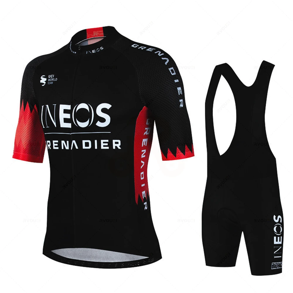 

Cycling Jersey 2023 Pro Team Ineos Men Bicicleta Set Racing Bicycle Clothing Suit Breathable Mountain Bike Clothes Sportwears