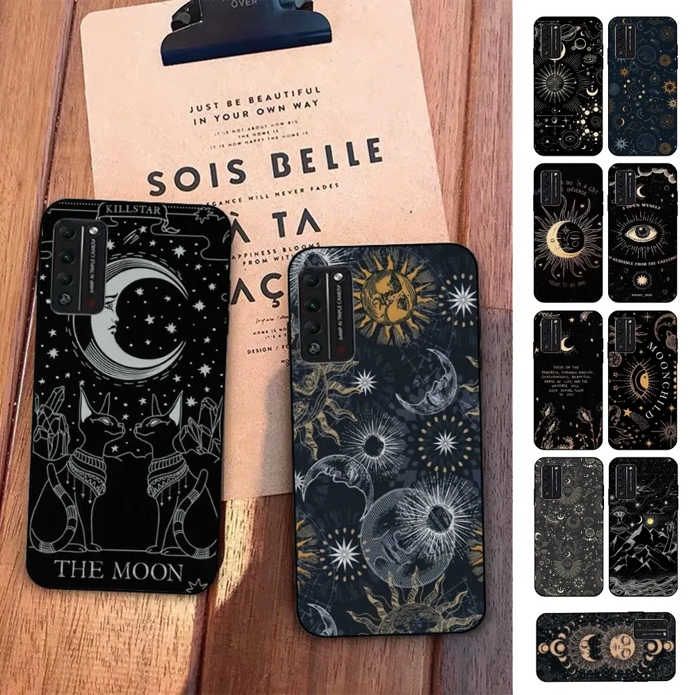 

Death Tarot Cute Cat Phone Case For Huawei Honor 10 Lite 9 20 7A Pro 9X Pro 30 Pro 50 Pro 60 Pro 70 Pro Plus