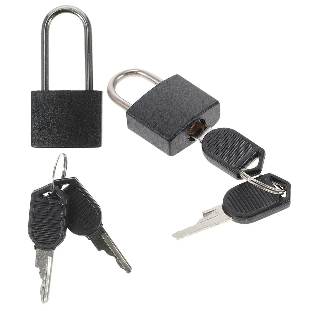 Small Brass Lock Mini Padlock Locks Key Padlocks Keys Locker Diary Metal Luggage