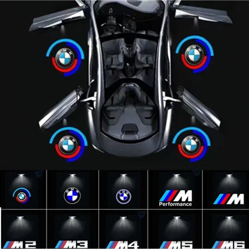 2-4 шт. светодиодный светильник для дверей автомобиля BMW X1 X2 X3 X4 X5 X6 E53 Z8 E52 E39