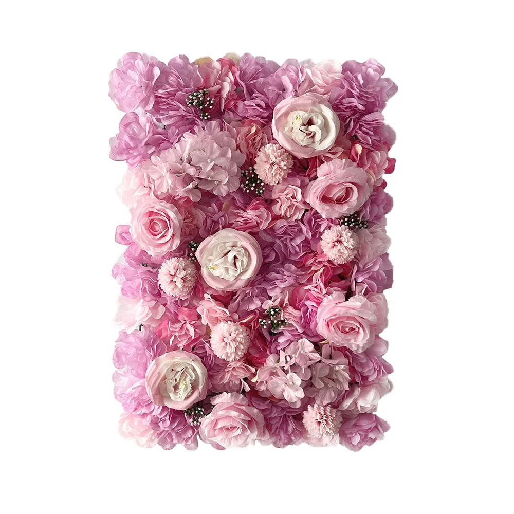 

2024 Wedding Artificial Flowers Wall Panel Backdrop Faux Roses Wall for Party Wedding Bridal Shower Outdoor Home Decoration