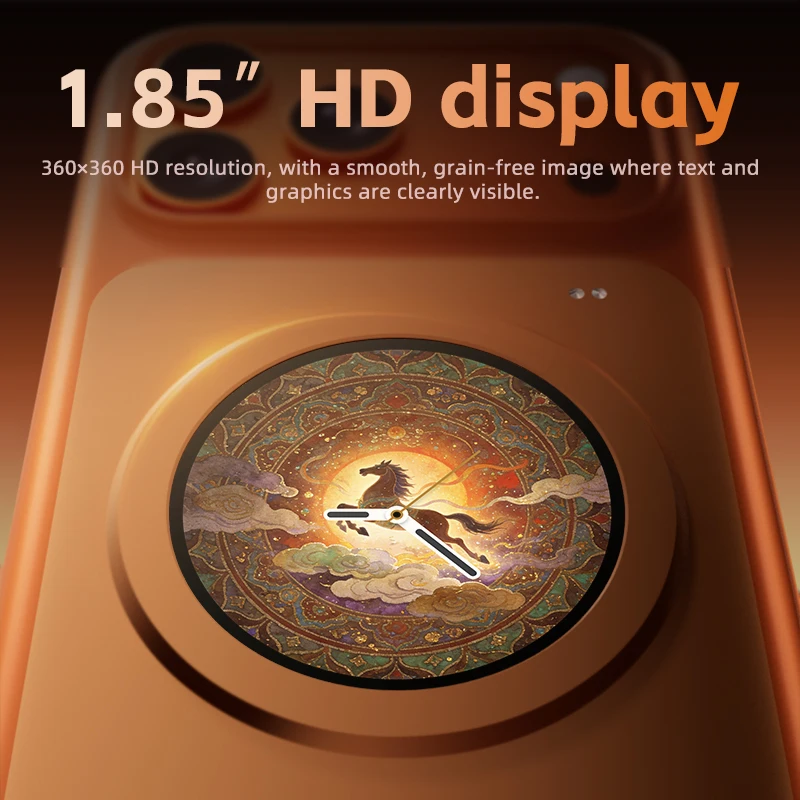 Фото Чехол для смартфона 1,85 дюйма с сенсорным окном DIY для Apple iPhone 17 Pro Max, чехол-окно для мобильного телефона №2