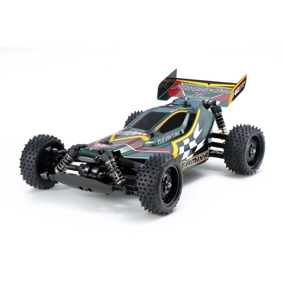 Фото Прозрачный корпус для радиоуправляемой модели багги Tamiya TT-02B 1/10 4WD с наклейками №1