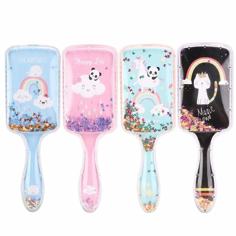 

Женская щетка для волос, расческа с подушкой безопасности пони, расческа для расчесывания волос