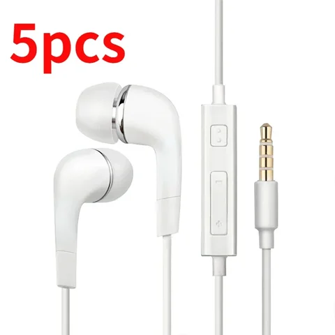 10/5 шт./комплект, наушники EHS64 3,5 мм для Samsung S8 S9 S10 A23 A32 A42 A52S A51, проводные наушники-вкладыши 3,5 мм для телефона Huawei Xiaomi
