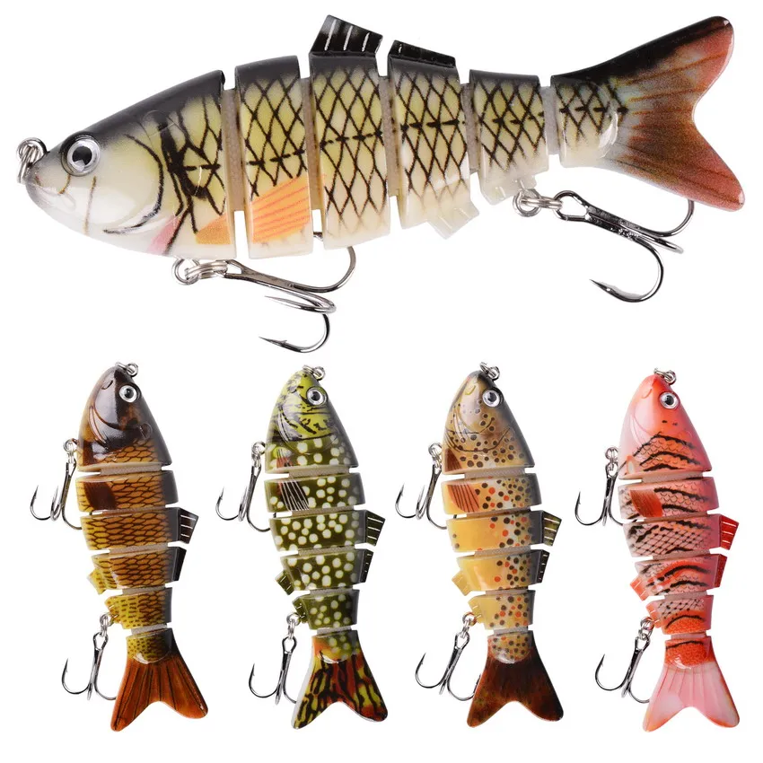 

10cm 20g Swimbait Fishing Lure Artificial Bait Multi Section Lure Bass Tackles Lures Fishing Carp Baits Pesca Lure With Hook
