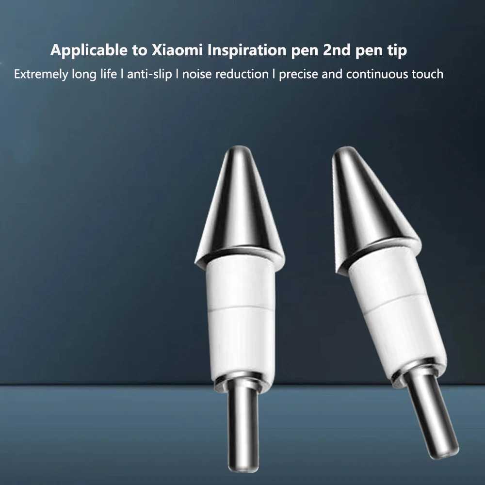 Фото Наконечник ручки TABLIKE для карандаша XIAOMI 2-го поколения для письма/красования/рисования, подходит для конденсатора планшета, бесшумные наконечники стилуса №2