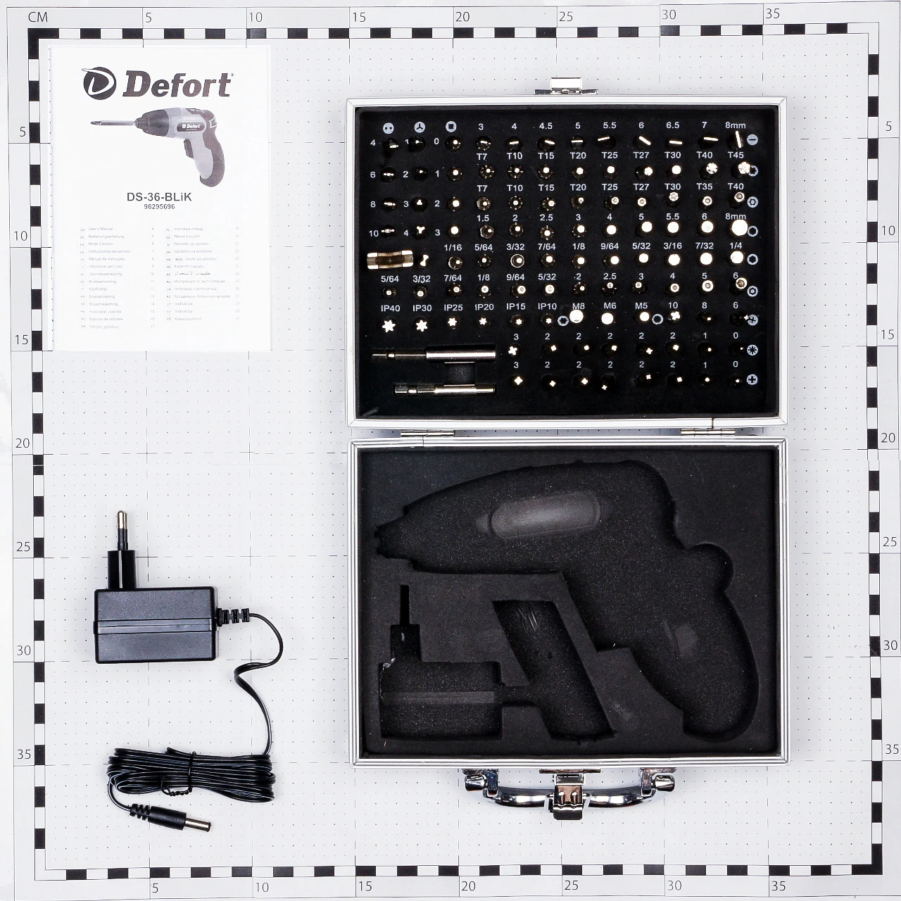 Отвертка аккумуляторная Defort DS-36-BLiK (3.6В 2 5 н/м подсветка рабочей зоны индикатор