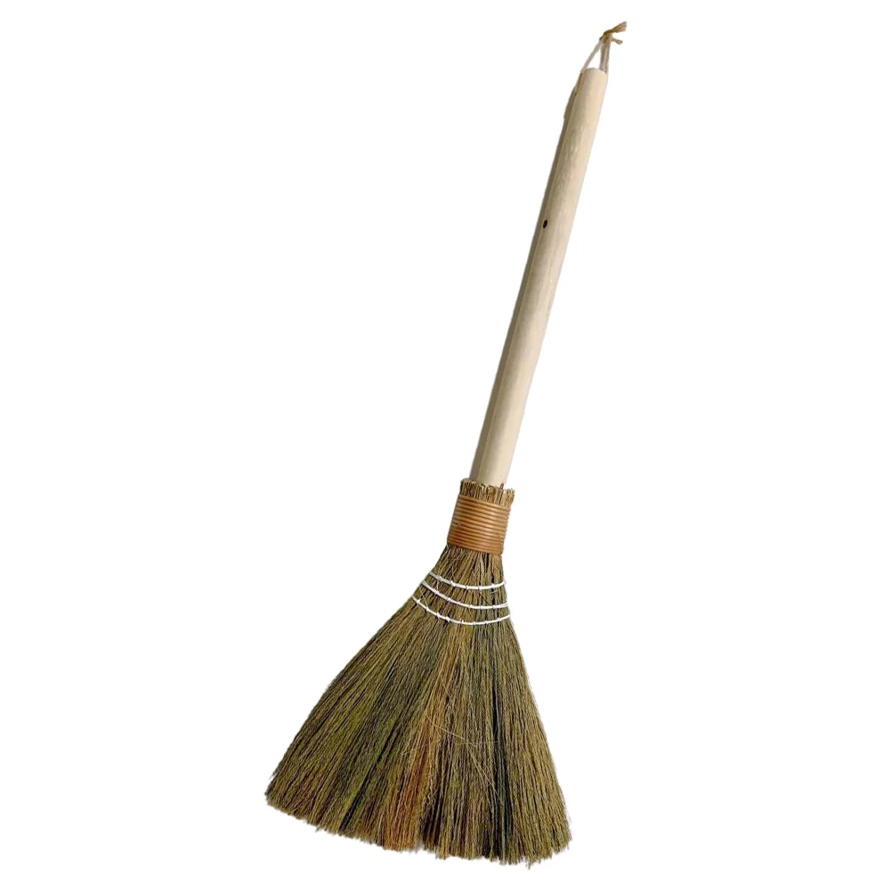 Broom Whisk Desk Small Cleaning Tabletop Hand-made Mini Miscanthus Woven Dust Brush Household