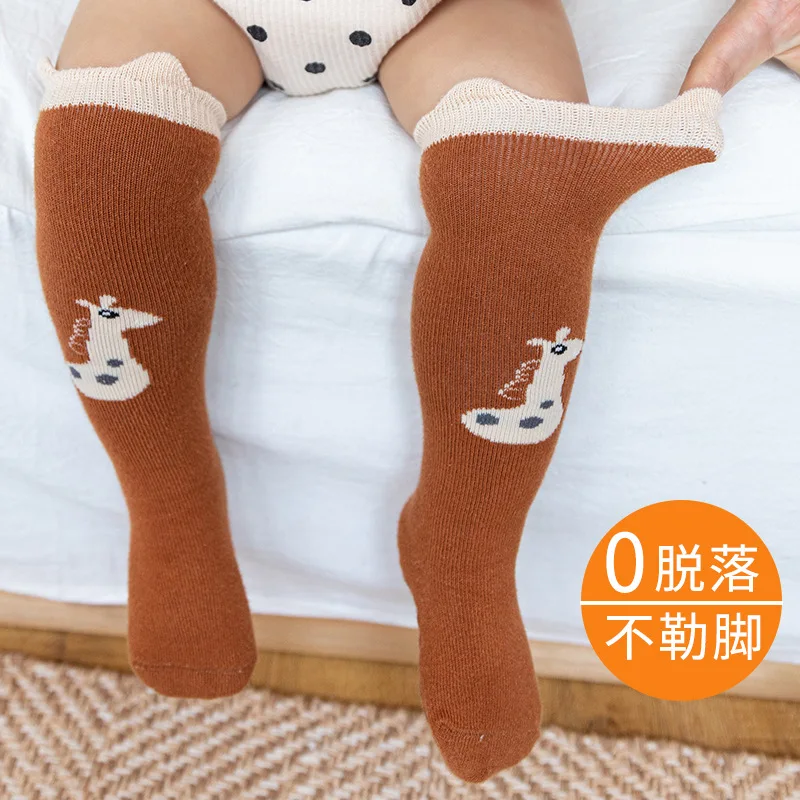 

Baby Socks Winter New Baby Animal Stockings Non-slip Baby Socks Newborn Socks 7-12m Kids Socks