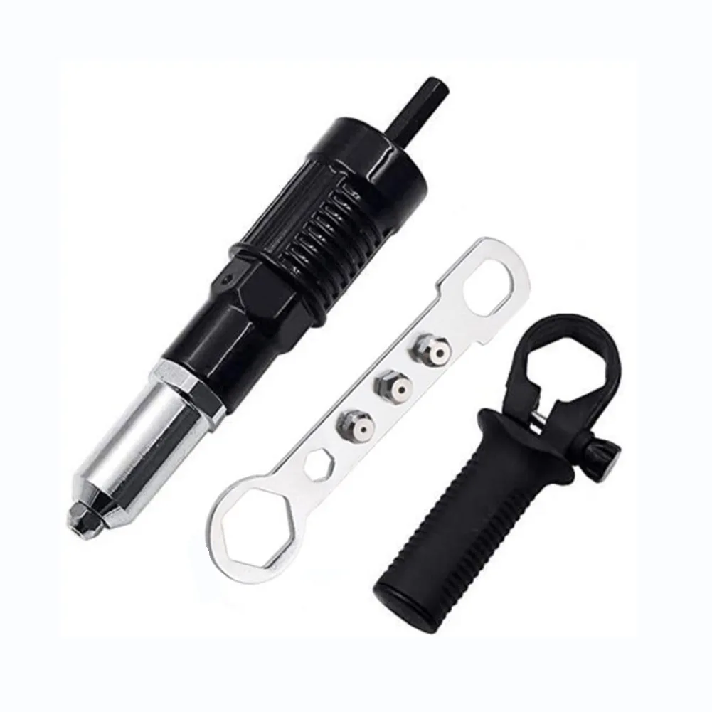 

Electric Rivet Gun Riveting Nut Gun Riveting Tool Cordless Riveting Drill Adaptor Rivet Nut Power Tools Kit