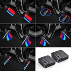 Светодиодный проектор для двери автомобиля, лазерный дверной светильник с логотипом для BMW E90, E60, E46, E93, F20, F21, F30, F31, F32, F33, F34, F15, F10, F01, F11, 2 шт.