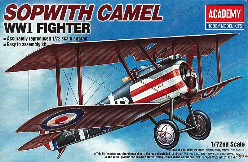 

Academy 12447 1/72 Sopwith Camel WWI Fighter (Plastic model)