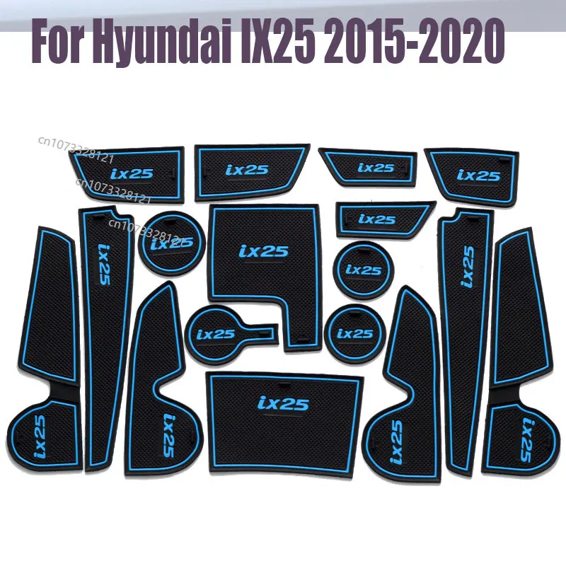 

Противоскользящий коврик для Hyundai IX25 2015-2020, прокладка для дверного слота, прокладка для водонепроницаемой обивки, специальная противосколь...