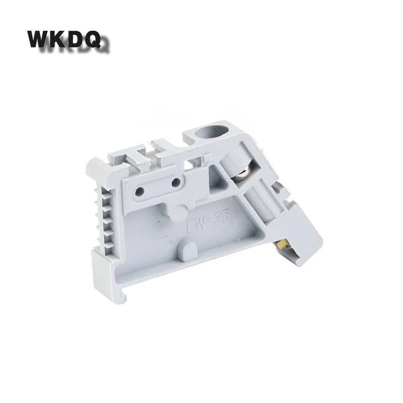 

10 шт., клеммные блоки WKDQ EW35 желтые для DIN-рейки