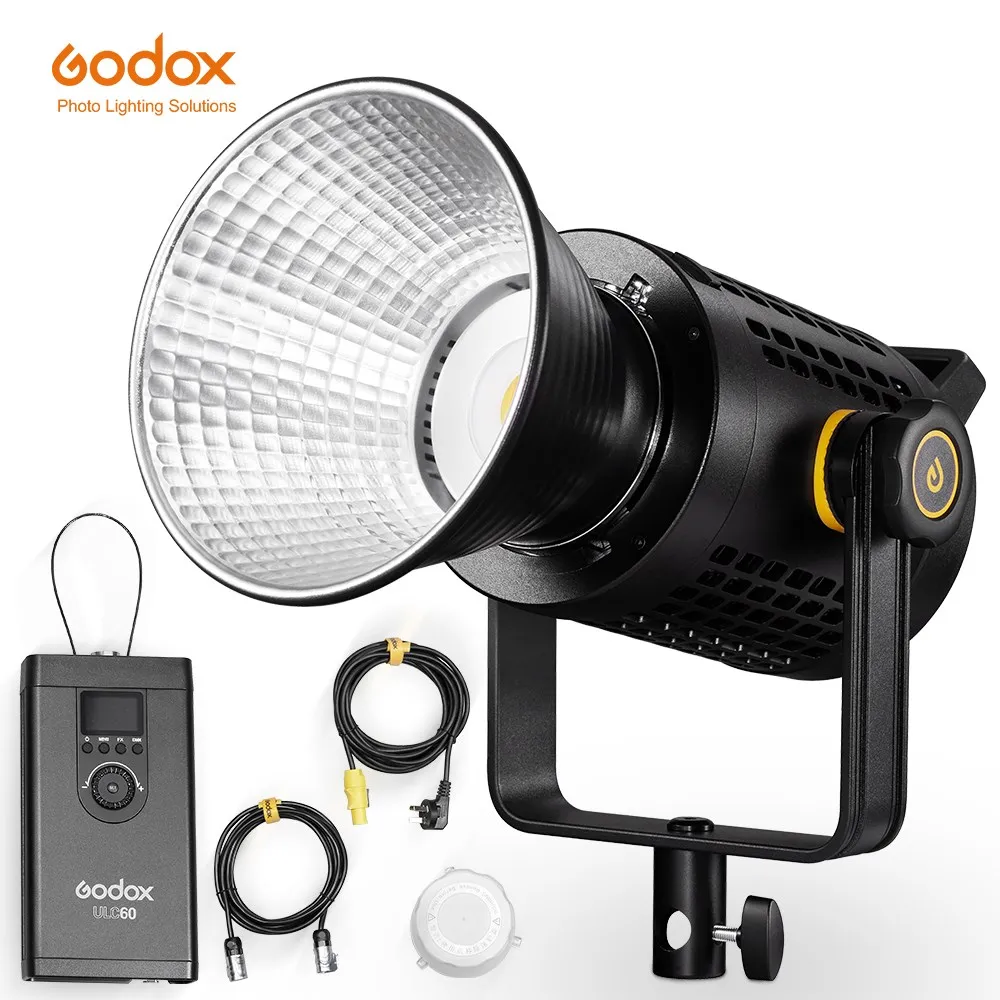 

Godox UL60BI 2800-6500K Bi-Color Silent Bowens Mount LED Video Light Remote Control And App Support For Live Photography