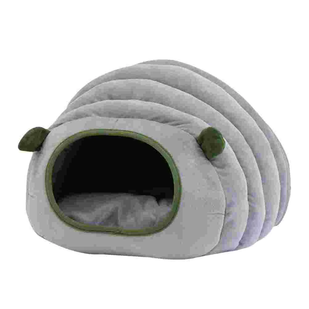 

1Pc Guinea Warm Hideout Plush Kitten Bed Warm Cat Bed Cave Plush Guinea Cave Dogs Cuddler Burrow House