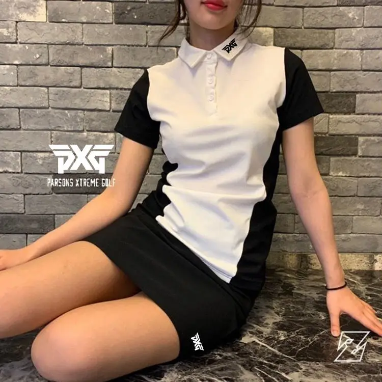 

Summer Korean-style Golf Wear for Women's Sportswear Quick-drying Loose Breathable Polo Shirt Fashion Short-sleeved T-shirt Top