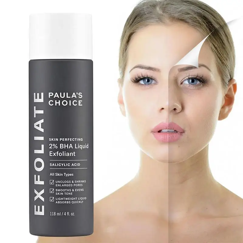

Face 2 BHA Liquid Acid Skin Soften Essence 118ml Pore Minimizer Facial Liquid Hydrating Liquid Skin Blackheads Care Product