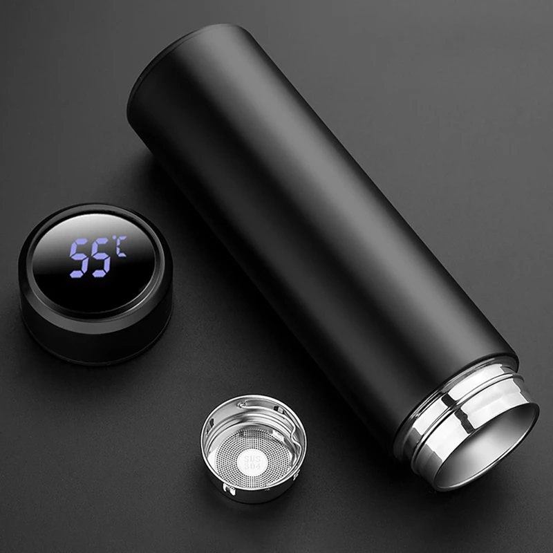

500ML LED Digital Temperature Display Intelligent Thermal Mug Men's and Women's Portable Personalized Thermal Bottle