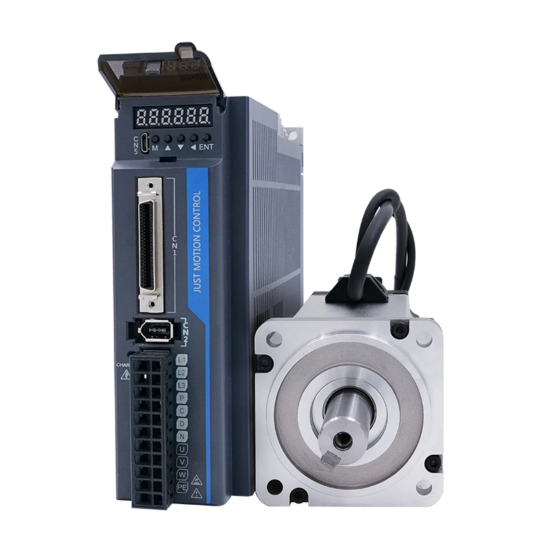 

750w 0.75kw 3000rpm 2.39NM 80mm 220V AC servo motor drive kit with 3m cable 17bit JMC 80JASM507230K-17BCD+JAND7502-20B