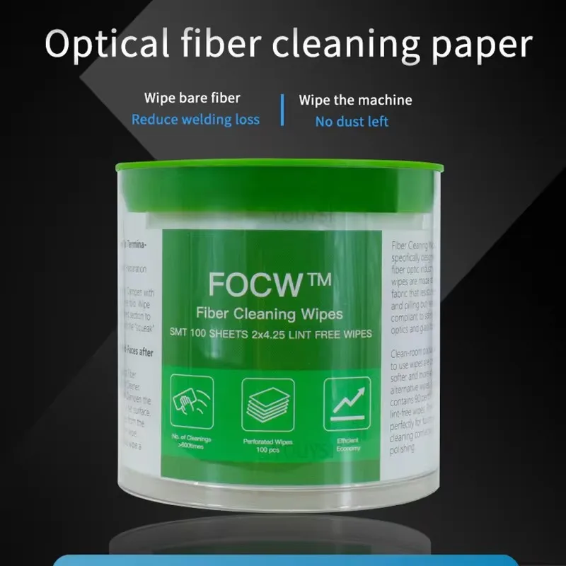 YOUYSI волоконные чистящие салфетки 280 шт./кор. FTTH инструменты платформа беспыльная