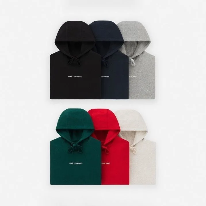 

Fashion New Luxury American Retro Style ALD Embroidered Loose Sports Hooded Sweatshirt for Men and Women
