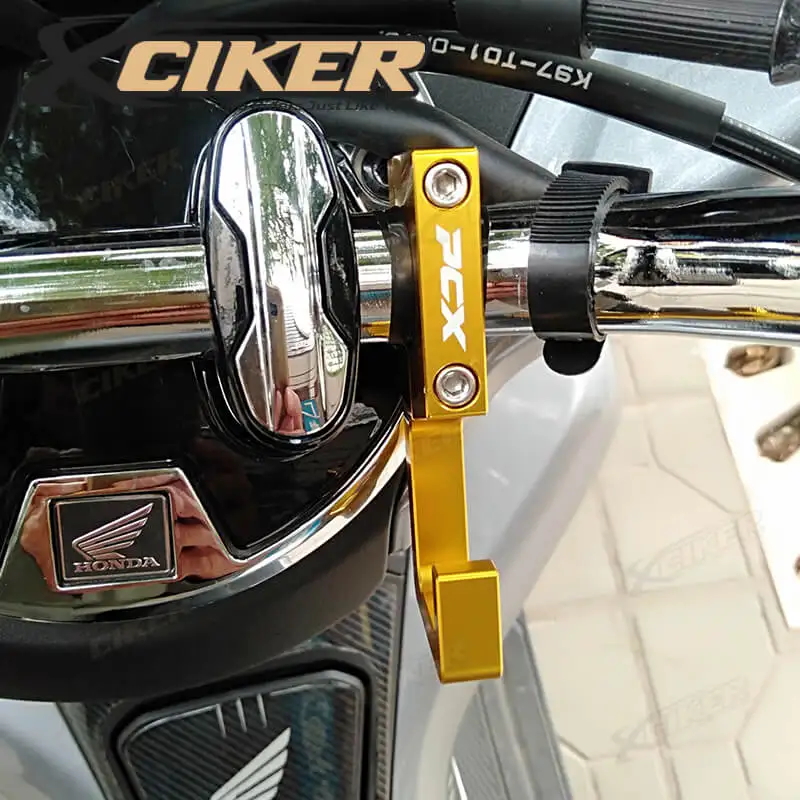Motorcycle Handlebar Hooks Aluminum Bag Hook Helmet Holder Heavy Duty Hanger Scooter Accessories for Honda PCX 160/150/125 - купить по