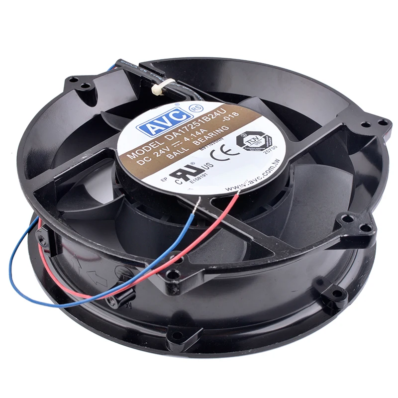 Φ DA17251B24U 17 см 170 мм вентилятор 17251 172x172x51 24 В а металлический охлаждающий с двумя