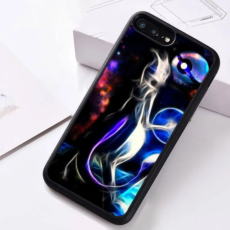

Pokémon Mewtwo Phone Case Rubber For iphone 12 11 Pro Max Mini XS Max 8 7 6 6S Plus X 5S SE 2020 XR cover