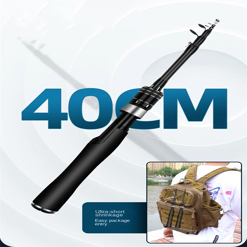 

Уличная рыболовная удочка для приманки 1,5/1,8/1,98 м, углеродное спиннинговое удилище с выдвижным микро-объектом, Удочка с отверстием для лошад...