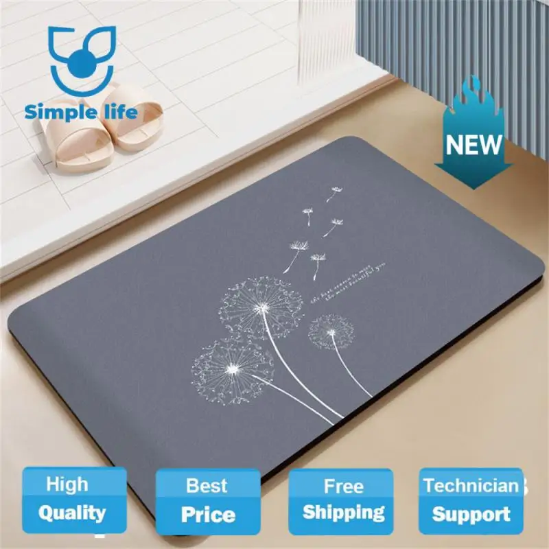 

Грязеотталкивающие коврики с диатомом, быстросохнущие коврики для спальни, гостиной, ванной комнаты, посуда для дома, коврики для балкона, крыльца