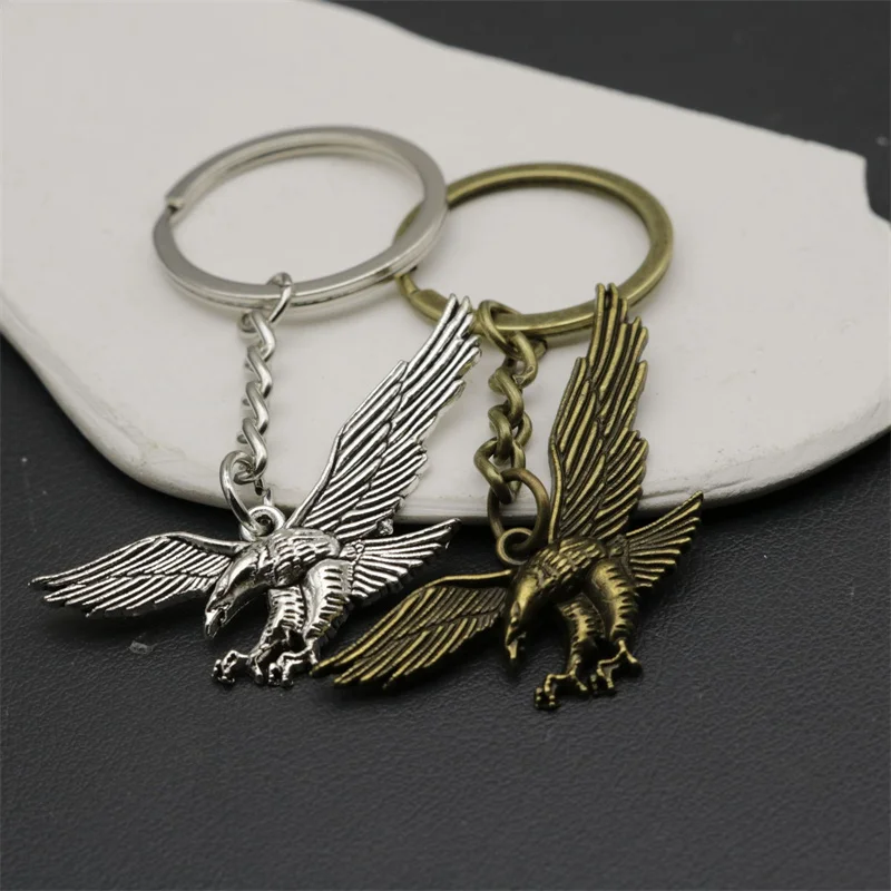 Модный брелок для ключей металлический ювелирное изделие античный бронзовый