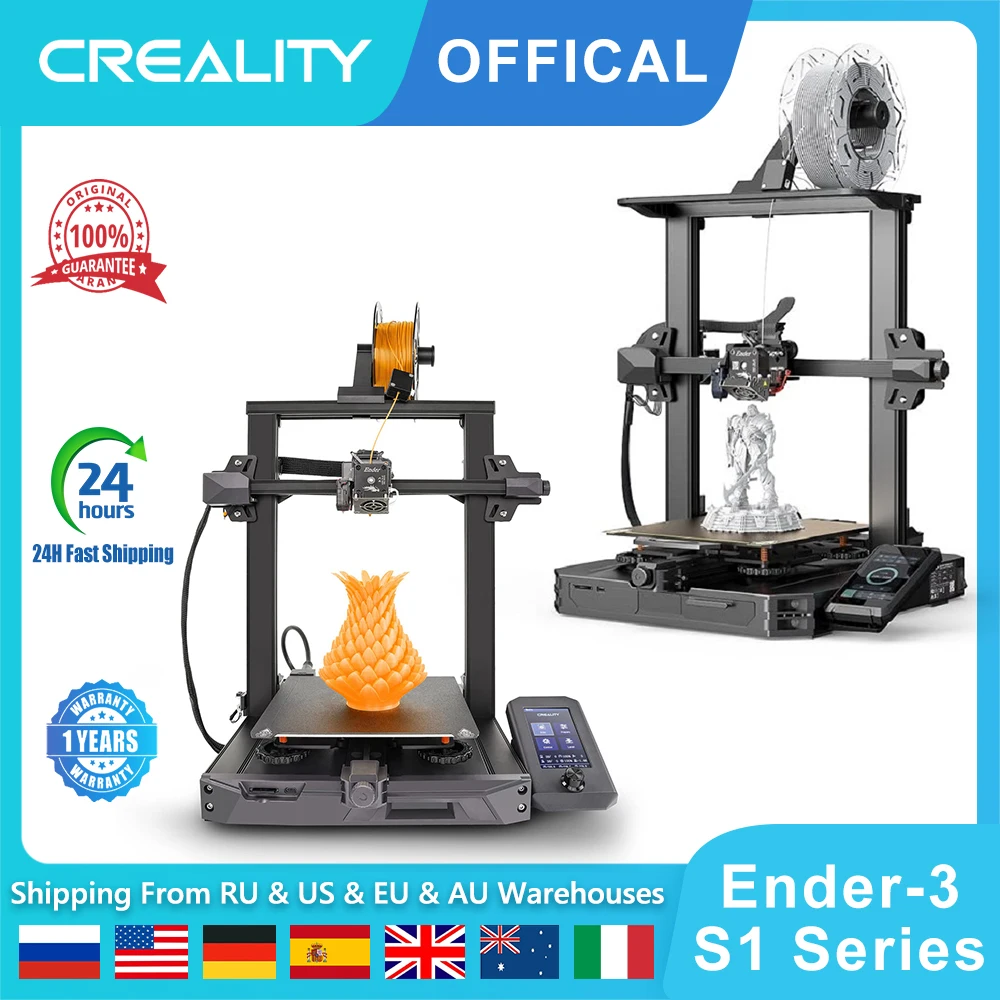 CREALITY Ender-3 S1 / Pro 3D принтер с CR Touch автоматический Выравнивающий спиральный