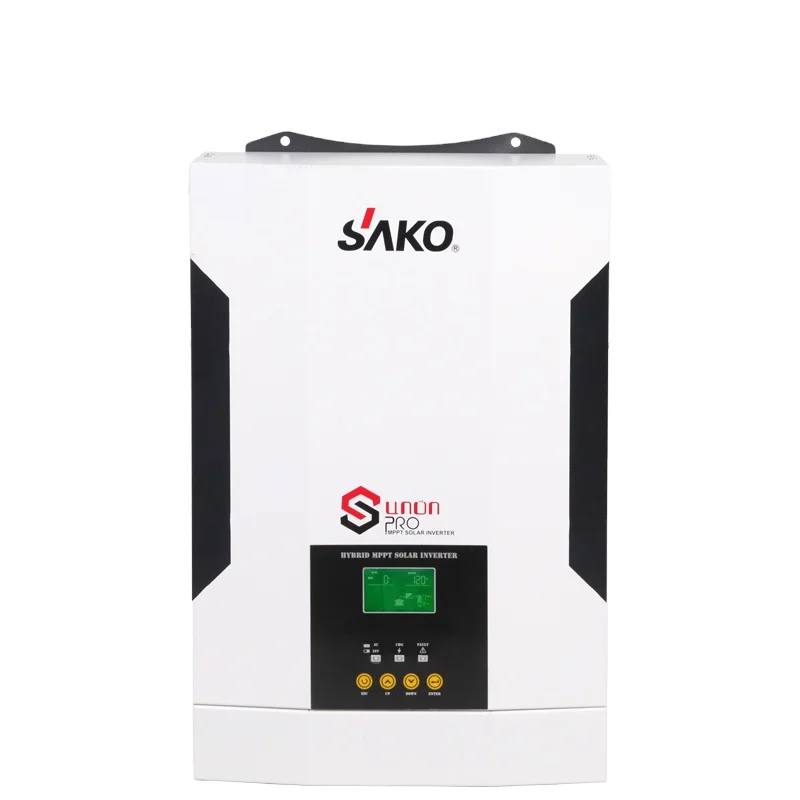 

SAKO 5.5KW 48V Hybrid Pure Sine Wave Solar Inverter With MPPT 100A Built-in Charge Controller