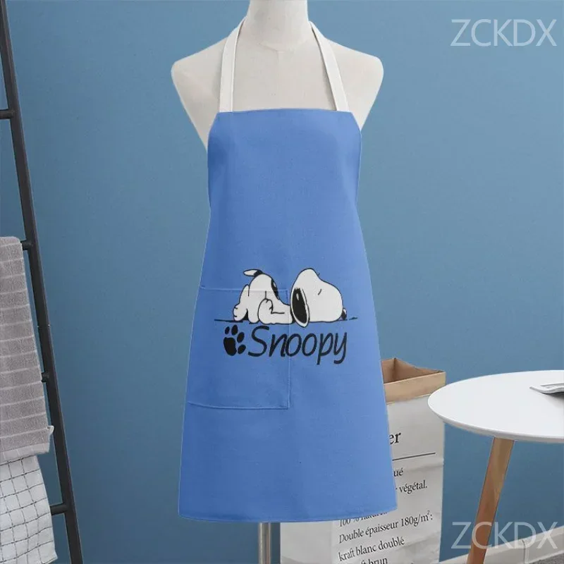 Модный кухонный фартук для взрослых Snoopy милый анимационный мужской женский