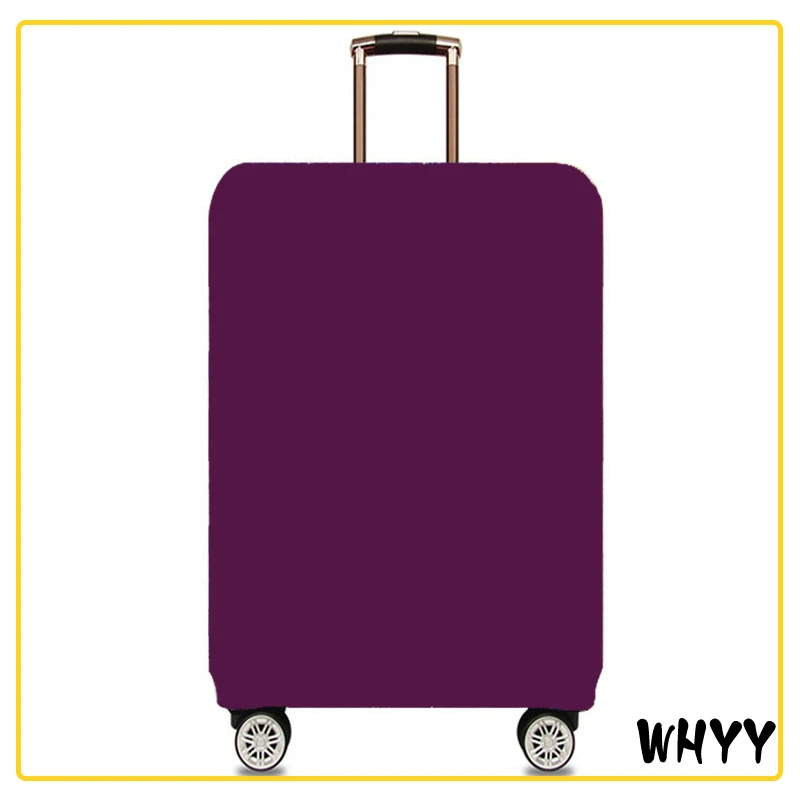 

WHYY Solid Color Luggage Cover Elastic Suitcase Protective Cover for 18-32 Inch Trolley Baggage Case Bag Travel Accessories