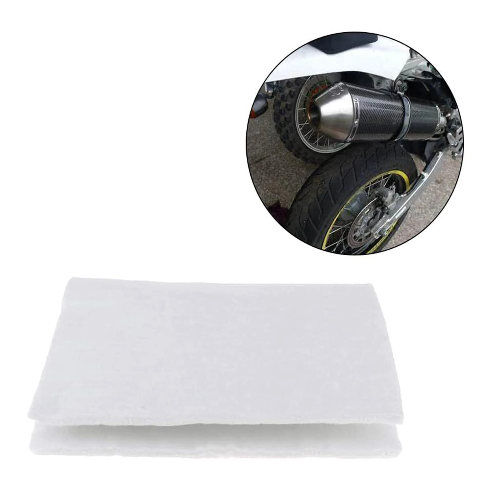 

Muffler Mat Muffler Packing for 2-Stroke 4-Stroke Motorcycle ATV Dirt Bike for Exhaust Pipe Wrap Silencer