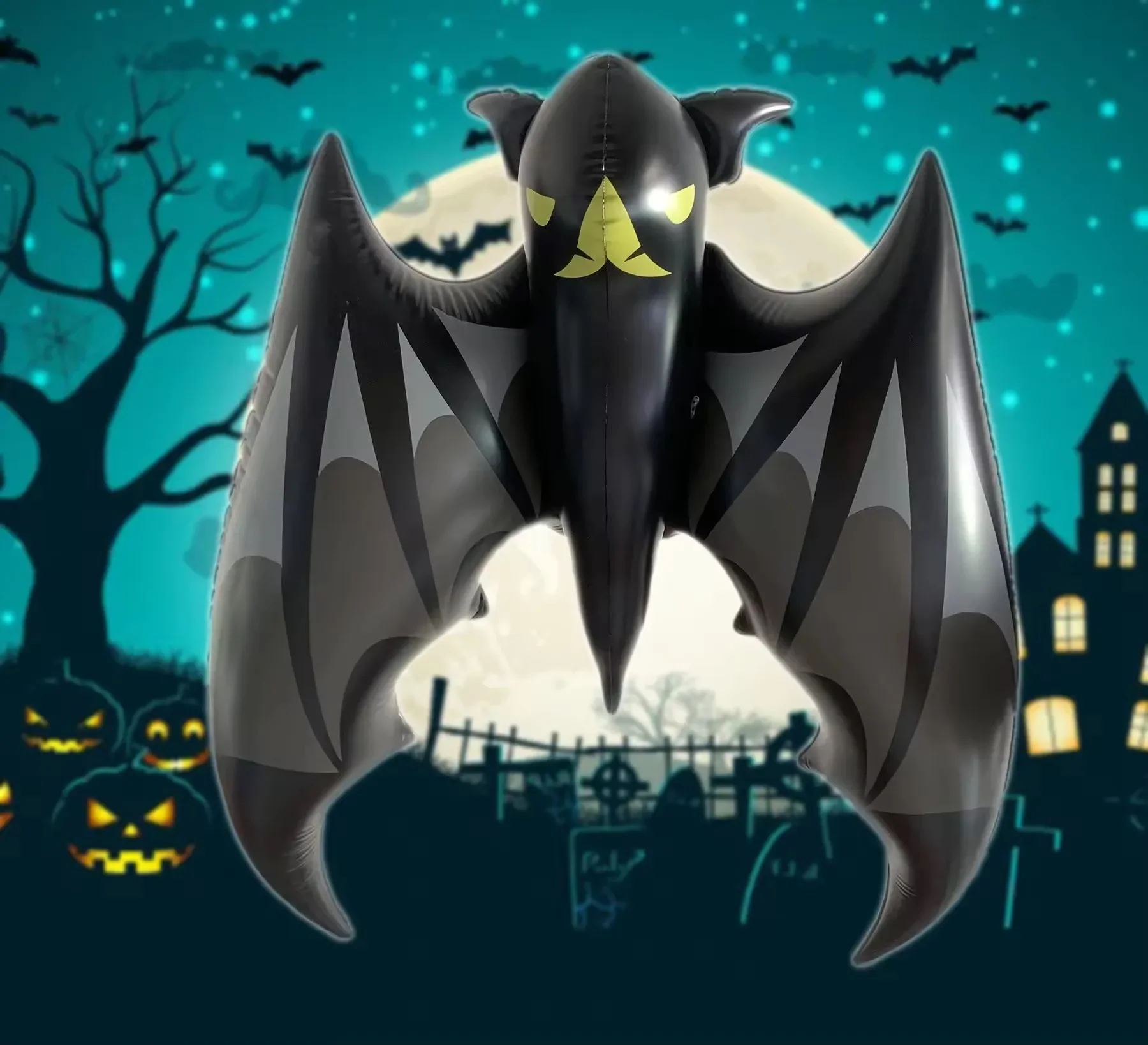 Надувной паук украшения для Хэллоуина выдувные подвесные улицы