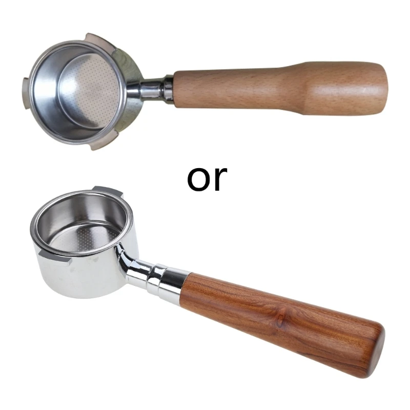 

51 мм держатель фильтра для кофемашины ECO680 685 Бесконтактный портативный держатель с деревянной ручкой для замены N84C